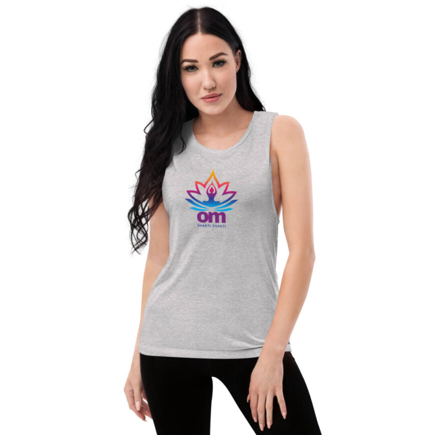 Om Shanti Ombre Muscle Tank - Image 8