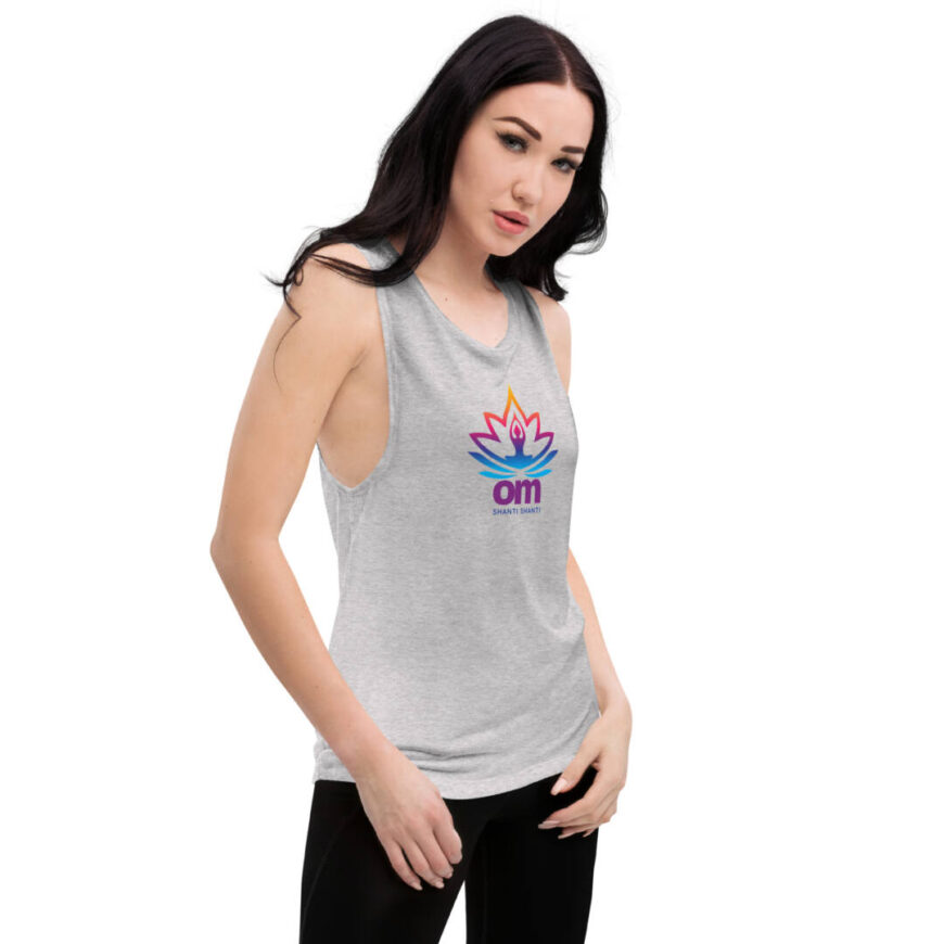 Om Shanti Ombre Muscle Tank - Image 10