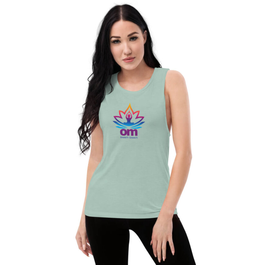 Om Shanti Ombre Muscle Tank - Image 11