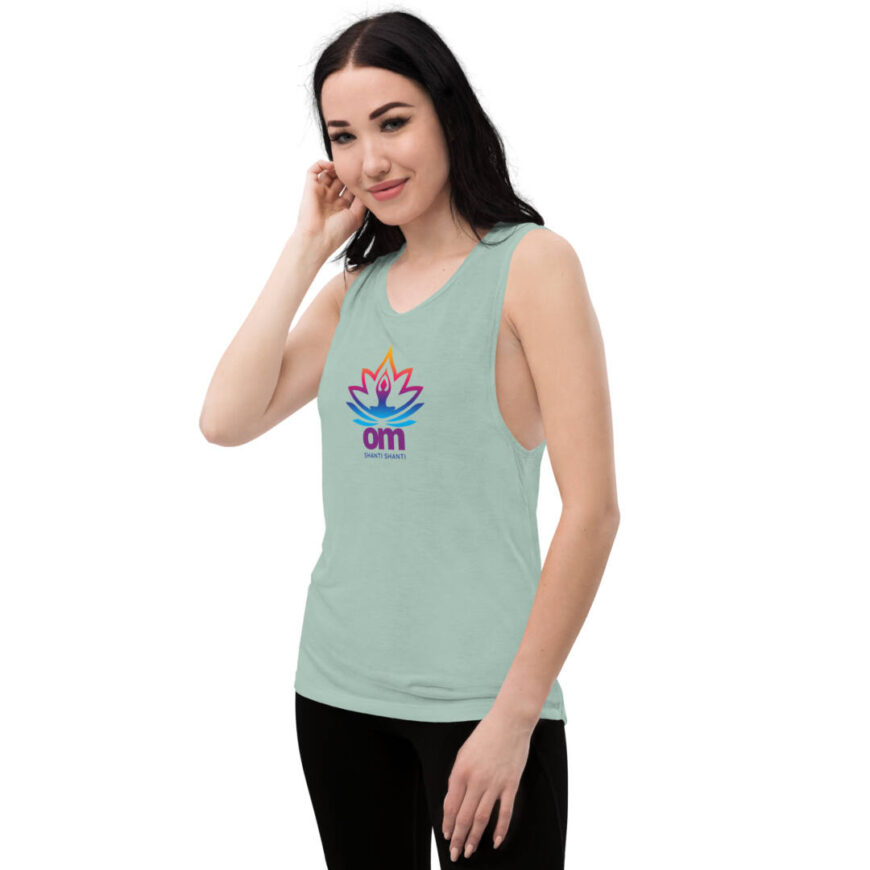 Om Shanti Ombre Muscle Tank - Image 12