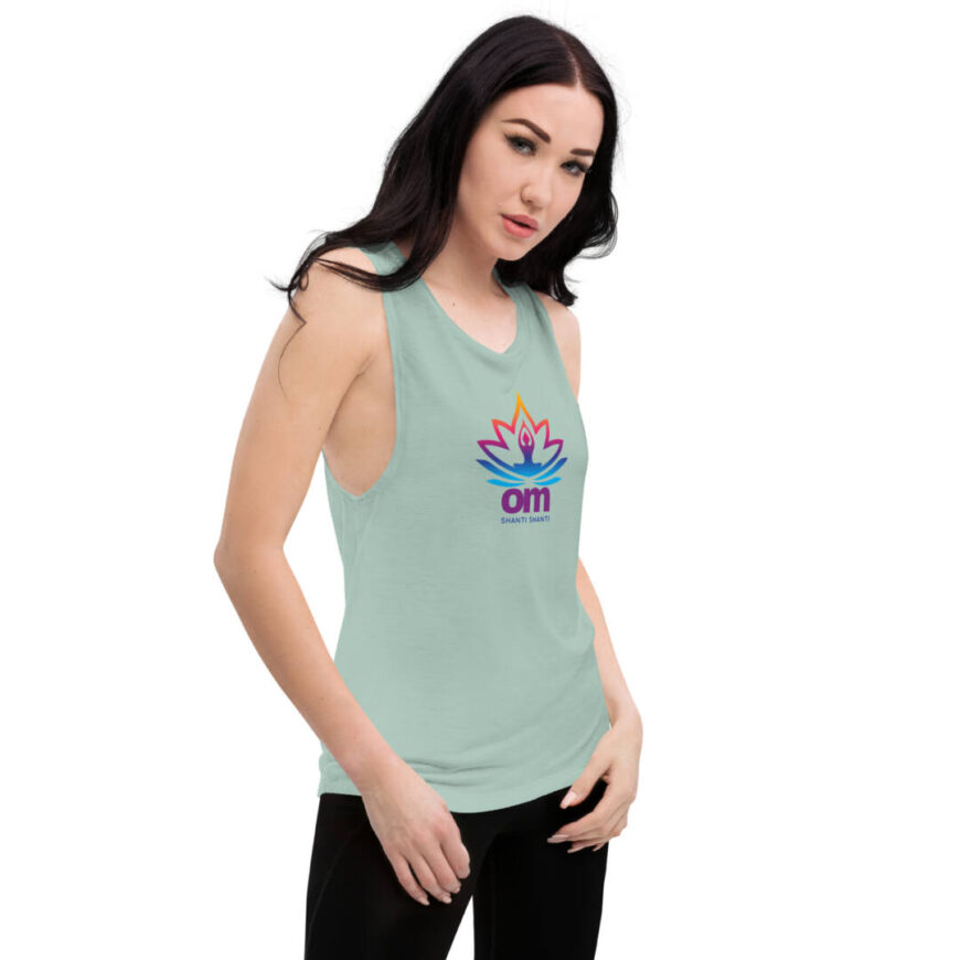 Om Shanti Ombre Muscle Tank - Image 13