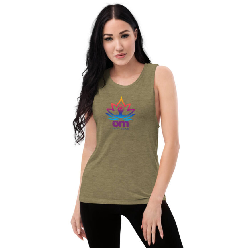 Om Shanti Ombre Muscle Tank - Image 5