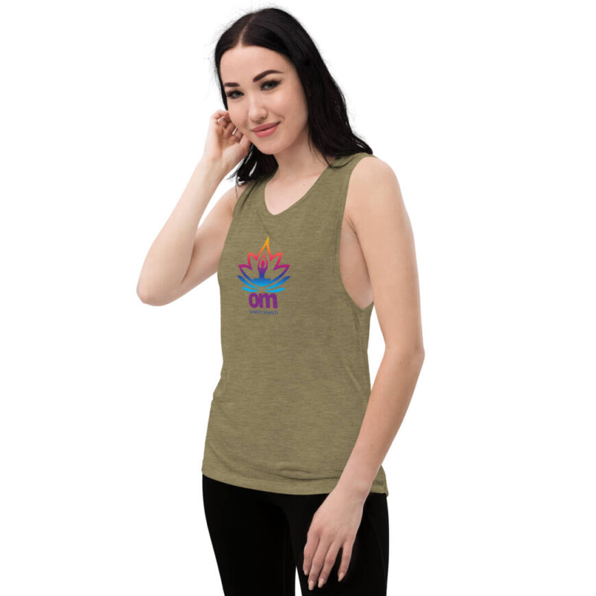 Om Shanti Ombre Muscle Tank - Image 6