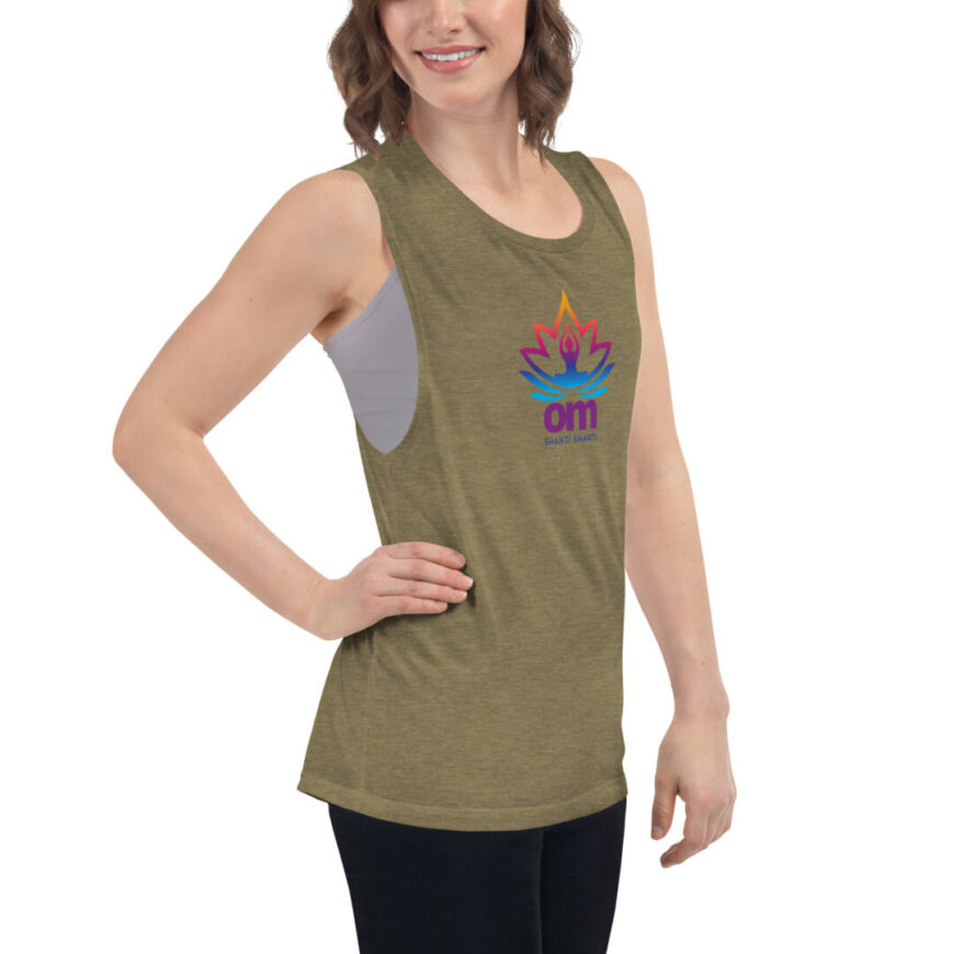 Om Shanti Ombre Muscle Tank