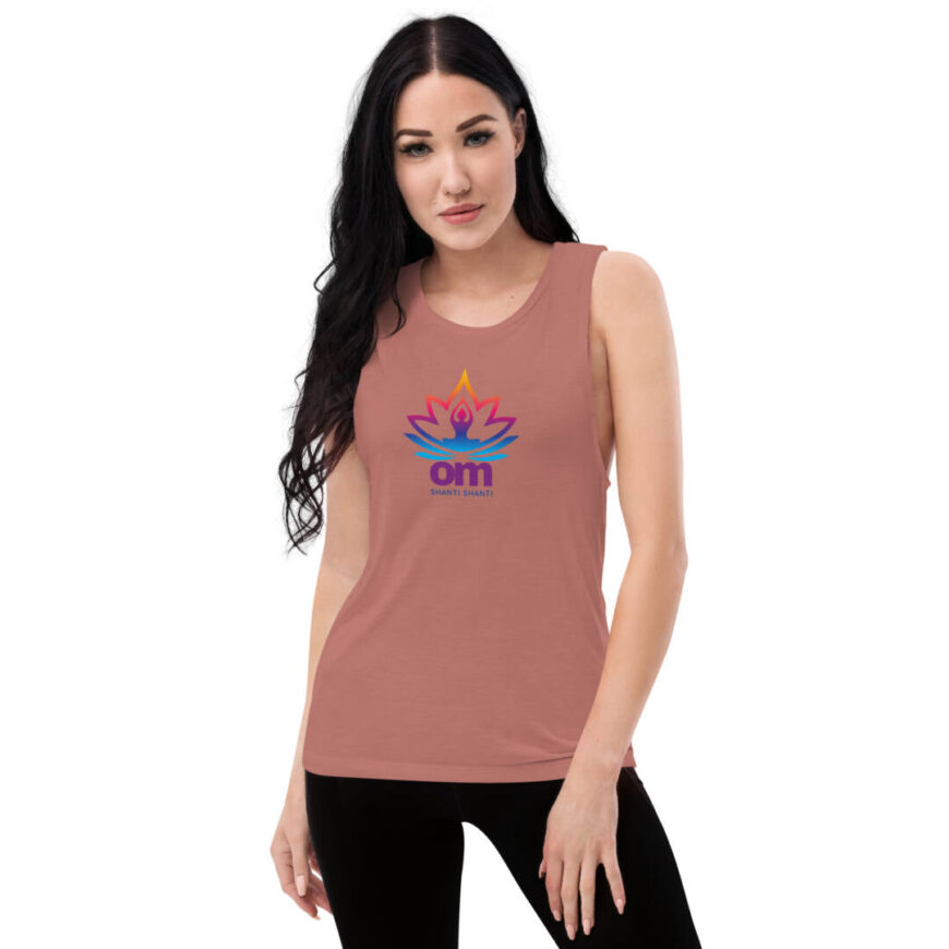 Om Shanti Ombre Muscle Tank - Image 2