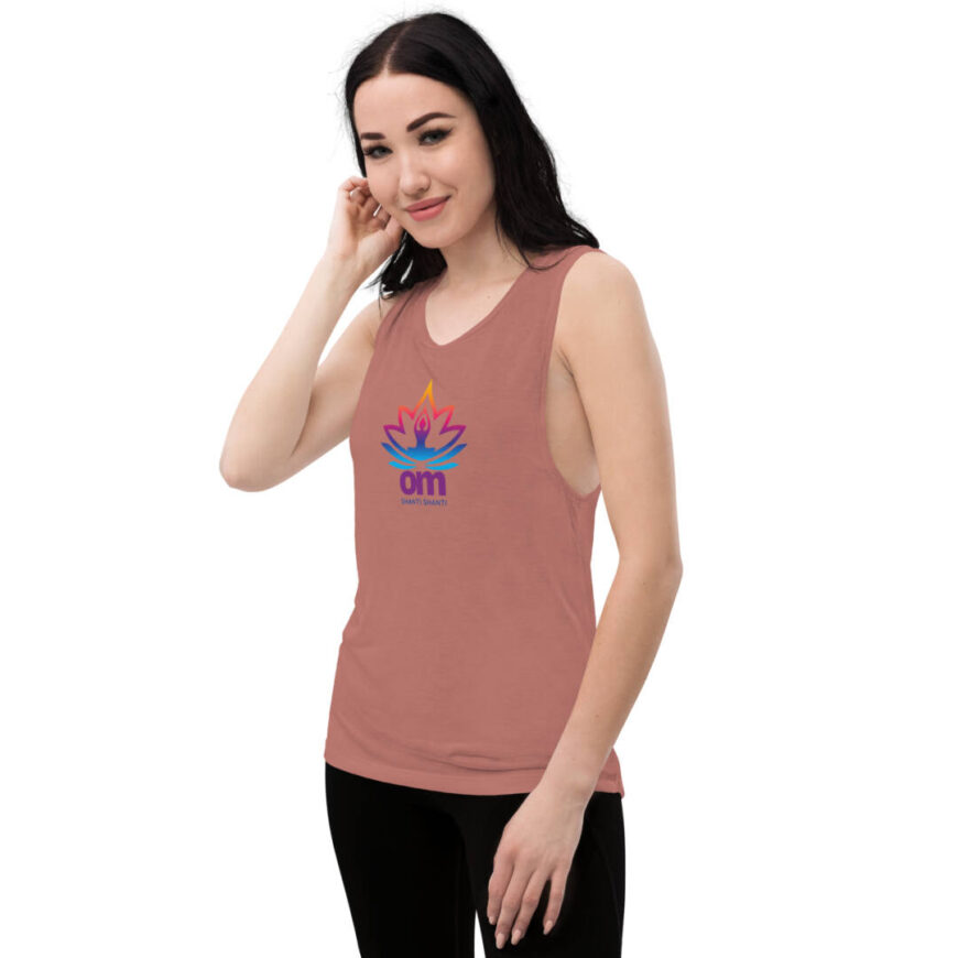 Om Shanti Ombre Muscle Tank - Image 3