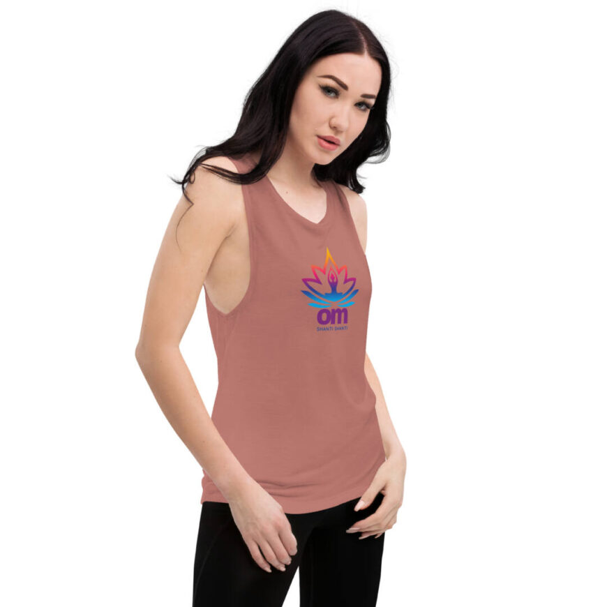 Om Shanti Ombre Muscle Tank - Image 4