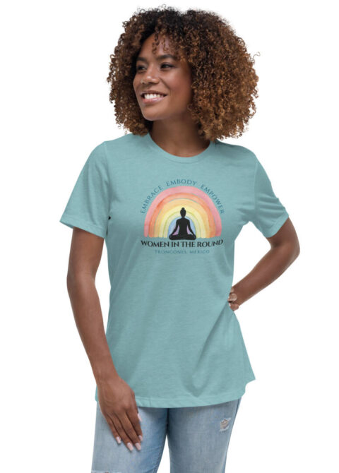 Women in the Round yoga retreat tshirt